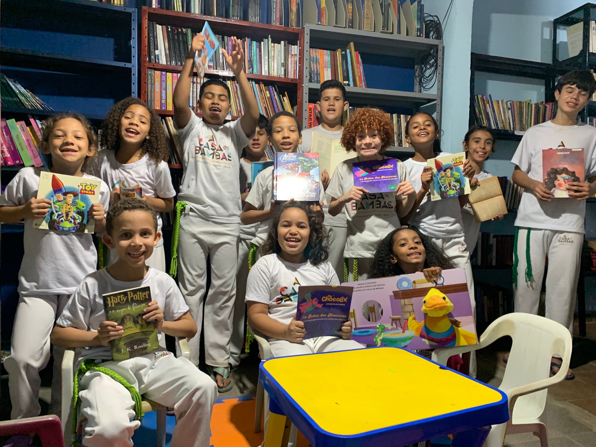 Atividade de Rede Carioca de Leitura na Casa de Bambas